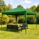 Multigarden PAW-3X3-A-GR automātiski izvelkams dārza paviljons 3x3 m, zaļš
