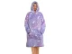 Теплая толстовка-плед Oversize XXL 2в1 с капюшоном, светится в темноте,...