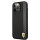 Ferrari Fesaxhcp13xbk iPhone 13 Pro Max 6,7\" black/black Hardcase On Track Carbon Stripe