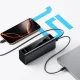 Cuktech PB200U ārējais akumulators 20000mAh 210W 2x USB-C USB-A melns