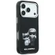 Karl Lagerfeld Smooth Karl & Choupette MagSafe vāciņš priekš iPhone 18 Pro Max / 17 Pro Max, melns