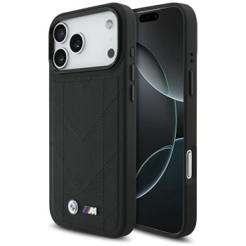 BMW iPhone 17 Pro Max vāciņš M Quilted Logo MagSafe, melns