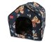 XL Soft Fabric Pet House – Indoor Dog & Cat Bed with Removable Cushion