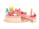 Bērnu Spēļu Rotaļu Koka Dzimšanas Dienas Kūka Torte ar Piederumiem, 48 gab. | Kids Toy Wooden Birthday Party Cake