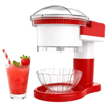 Slushy un granitas aparāts, 30 W, sarkans/balts