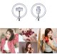 Puluz LED RGB Vlogging Ring Photo Video Light Lamp 30cm + Tripod Mount 1.1 m