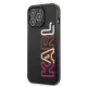 Karl Lagerfeld Multipink Brand vāciņš iPhone 13 / 13 Pro - Melns
