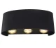 Настенный уличный светильник, двунаправленный LED, 6W, черный