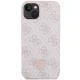 Guess iPhone 14 Pro Max vāciņš Crossbody 4G Metal Logo, rozā