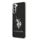 Samsung Galaxy S21+ Plus (SM-G996B) US Polo Shiny Big Logo Case Cover (USHCS21MTPUHRBK), Black