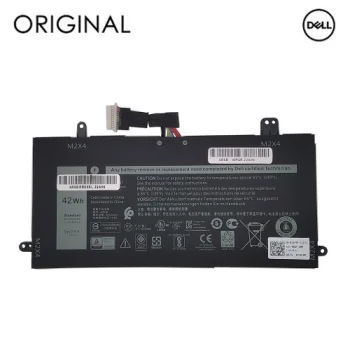 Оригинальный аккумулятор для ноутбука Dell J0PGR, 42Wh, 5250mAh, 7.6V