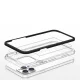 Vāciņš Hybrid Armor Clear 3 in 1 viedtālrunim iPhone 13 Pro Max, melns
