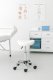 Modernhome BC004-W Ergonomic Saddle Stool for Salons, White