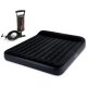 Intex Queen Air Mattress with Piston Pump 203x183x25 cm Inflatable Bed 64144