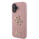 Guess iPhone 16 Case Fixed Glitter Big 4G, Pink