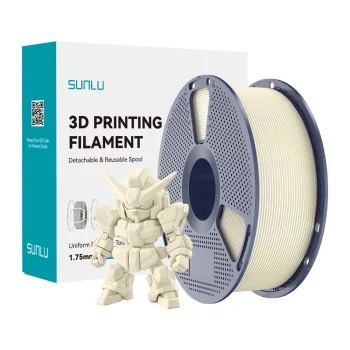 Sunlu PLA+ 2.0 3D printera kvēldiegs 1.75mm (Ivory)