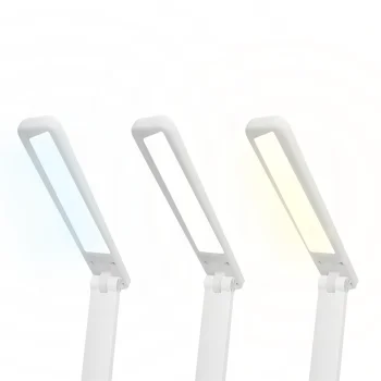 Настольная LED лампа Ltc 3W, 3000/4500/6000K, регулируемая, 1200mAh, белая