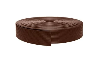 Заборная лента MIKKO 4.75 см x 35 м (750 г/м2) RAL8017 коричневая + 28 креплений
