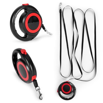 Automātiska pavada suņiem vai kaķiem ar bloķēšanas pogu, 4,2 m, Petsi