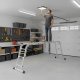 ModernHome 4x3 Multi-Purpose Aluminum Folding Ladder, 330 lbs Capacity
