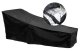 Waterproof Garden Lounger Cover, Black