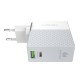 LDNIO A2620C Wall Charger 65W + Charging Data Cable ( Type C to Type C ), White