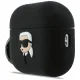 Karl Lagerfeld Silicone Karl Head 3D maciņš priekš AirPods Pro 3, melns