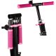 Kruzzel Spidoo 00025628 Foldable Kids City Scooter, Black/Pink