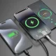 Внешний аккумулятор Dudao K14S+ 10000mAh 20W с MagSafe и подставкой, черный