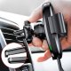 Baseus Auto Telefona Turētājs + Bezvadu Lādētājs | Car Phone Air Vent Holder + Wireless Charger