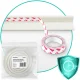 Защитная лента из пены для мебели Ricokids 798700, белая, 2 м