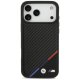 BMW M Carbon Tricolor Line MagSafe maciņš iPhone 17 Pro Max – melns | Phone Case Cover