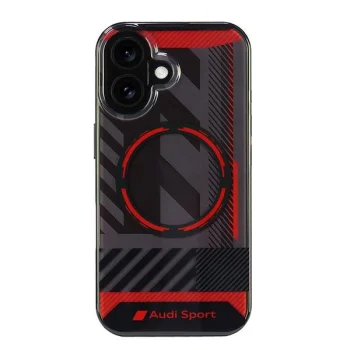 Audi IML Sport MagSafe Case for iPhone 16 6.1", Black