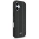 Mercedes Leather Laurel Leaves Stripes MagSafe Phone Case Cover iPhone 17 - Black