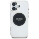 Guess IML Metal Colored Circle MagSafe vāciņš iPhone 16 Melns