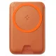 Magnētiskais maks Spigen Valentinus MagFit+ MagSafe Oranžs