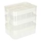3-Tier Stackable Storage Organizer for Building Blocks & Toys with Dividers