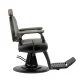 Bārddziņa krēsls Gabbiano Francesco, pelēks ar melnu pamatni