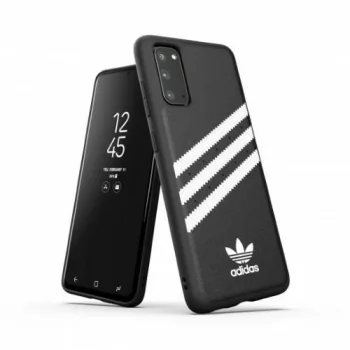 Чехол Adidas OR Moulded Case PU для Samsung Galaxy S20 - черный и белый
