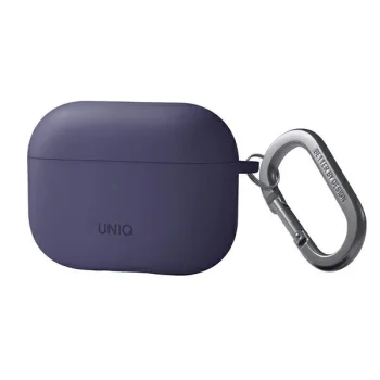 Чехол Uniq Nexo с крючками для AirPods Pro 2, фиолетовый