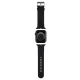 Ремешок Karl Lagerfeld для Apple Watch 42/44/45/49mm 3D Rubber Karl Head, черный