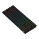 Bezvadu mehāniskā klaviatūra Royal Kludge RK98 RGB, brūns slēdzis (melna) | Wireless mechanical keyboard Brown...