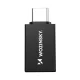 Переходник USB-C на USB-A 3.2 10Gb/s Wozinsky W10GY1S, черный