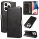Чехол-книжка для iPhone 16 Pro Leather Book Case, черный