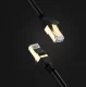 Ugreen Ethernet kabeļa patch vads RJ45 Cat 7 STP LAN 10Gbps 2m melns (11269) Cable cord black
