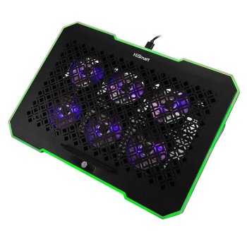 Laptop Cooling Pad HiSmart DCX-A16 6 RGB Fans 9-17"