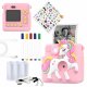 Denver KPC-1363 Kids Instant Camera with Printer, Pink