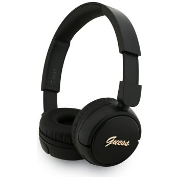 Беспроводные наушники Guess Script Metal Logo, черные