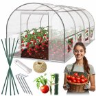 Садовый тоннель 2,5 x 4 м (10 м2) белый Plonos