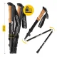 Треккинговые палки MOUNTAIN GOAT ACTIVE из карбона 110-130 см, черные